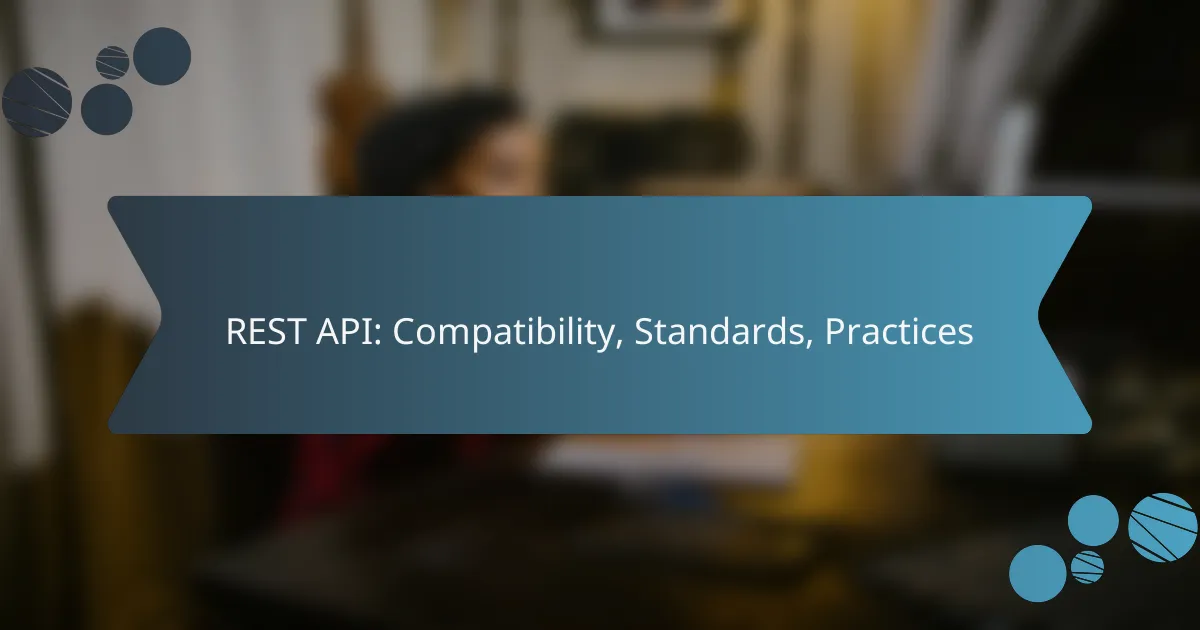 REST API: Compatibility, Standards, Practices